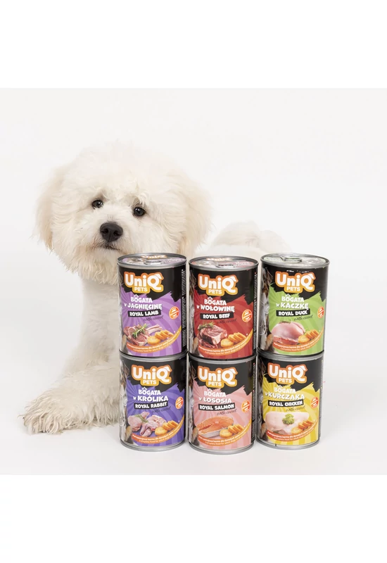UniqPets Kutyakonzerv ROYAL Marha 375g