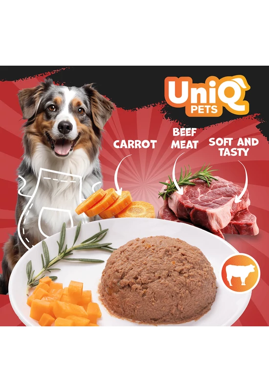 UniqPets Kutyakonzerv ROYAL Marha 375g