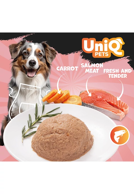 UniqPets Kutyakonzerv ROYAL Lazac 375g