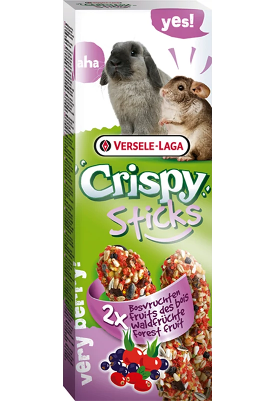 Crispy Sticks Rabbits-Chinchillas Forest Fruit- Duplarúd Nyúl, Csincsilla Erdei Gyüm.