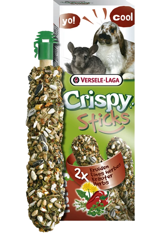 Crispy Sticks Rabbits-Chinchillas Herbs - Duplarúd Nyúl és Csincsilla Gyógynövényes