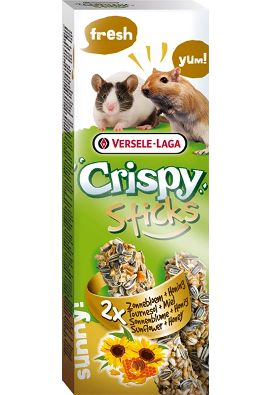 Crispy Sticks Gerbils-Mice Sunflower & Honey - Duplarúd Egér, Fútóegér Napraforgó, Méz