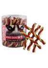 Fine Dog Csavart Sonkás Stick Vaníliával 12cm 50db/csomag