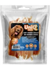 UniqPets Kutya Jutalomfalat RAWHIDE Puha Csirkemell Nyersbőr Roládon 500g
