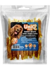 UniqPets Kutya Jutalomfalat MEATY Nyúl Édesburgonya Csövekkel Tekerve 500g