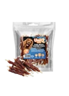 UniqPets Dog Snack - Duck Wraps Rawhide Sticks - Kacsahússal Tekert Nyersbőr Rágórúd – 500g
