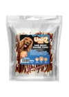 UniqPets Dog Snack - Duck Wraps Rawhide Sticks - Kacsahússal Tekert Nyersbőr Rágórúd – 500g
