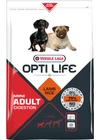 Opti Life Adult Digestion Mini Lamb & Rice - Bárányos - 2,5kg