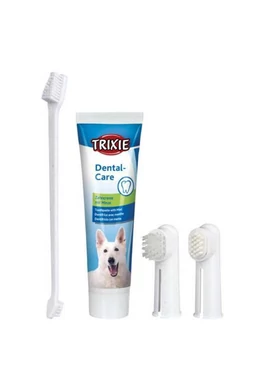 Trixie Fogkrém és Fogkefe Szett Kutyáknak