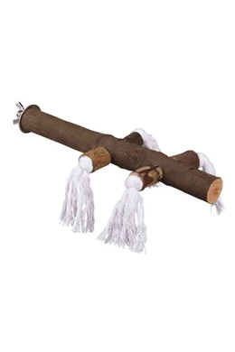 Trixie Perch with Rope - ülőrúd kötéllel (kéreg fa) díszmadarak részére (25cm)
