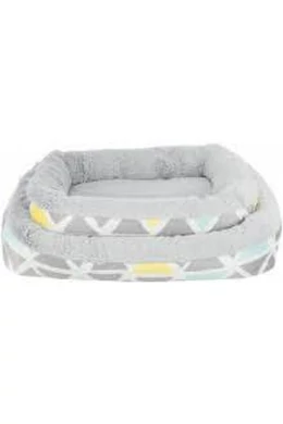 Trixie Cuddly Bed Sunny -  fekhely (szürke, színes) tengerimalac és nyulak részére (30x6x22cm)