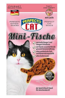Perfecto Cat Feine Mini Snack Lazac 50g