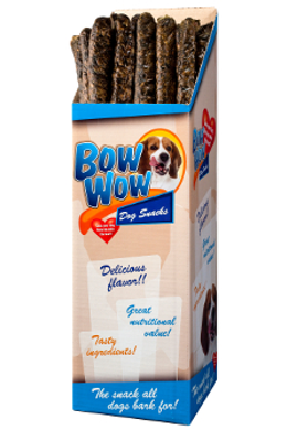 Bow Wow - Vastag Kolbász - Yucca&Liver Jukka és Máj - 60cm 12db/Gyűjtő
