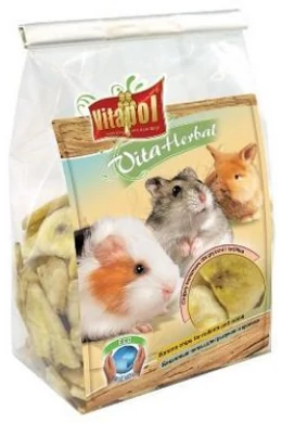 Vitapol Rágcsáló Nasi Herbal Banán Chips 150g