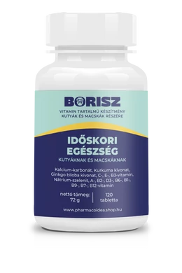Borisz Vitamin - Időskori Egészség Kutyáknak - 120db tabletta/doboz