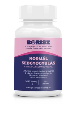 Borisz Vitamin - Normál Sebgyógyulás Kutyáknak - 120db tabletta/doboz