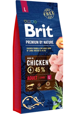 Brit Premium By Nature - Adult Dog - L - 15kg