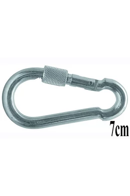 Karabiner Tűzoltó Menetes 07cm