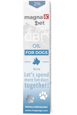 MagnaPet Kutyáknak CBD Olaj 2% / 10ml - Természetes Megoldás