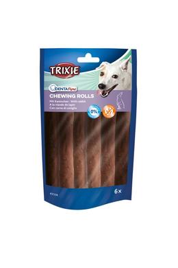 Trixie Denta Fun Rabbit Chicken Rolls - Jutaomfalat (Nyúl) Kutyák Részére (12cm/70g)