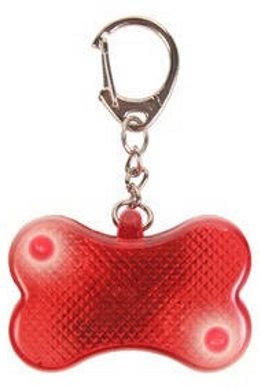 Trixie Villogó Led Piros Csont 4,5×3cm