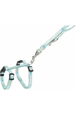 Trixie Junior Menta Hám Pórázzal 10mmx27-45cm
