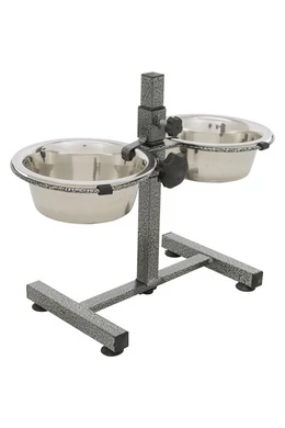 Trixie Fémtál Állvánnyal 2× 0,75l