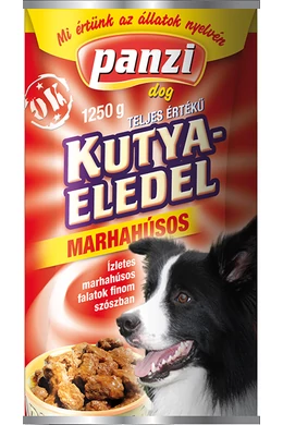 Panzi Regular Kutya Konzerv Marhahússal 1240g