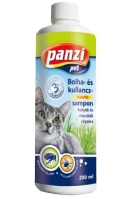 Panzi Macska Sampon Bolha és Kullancsriasztó 200ml