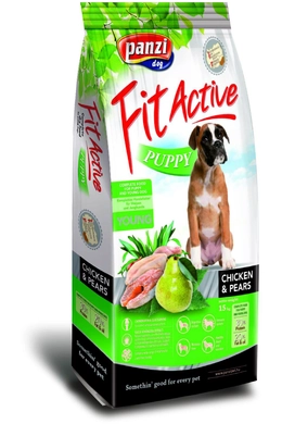 FitActive Dog - Száraztáp - Puppy Csirke és Körte - 15kg