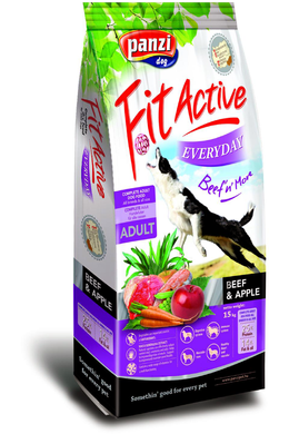 Fitactive Dog - Száraztáp - Everyday Marha és Alma - 15kg