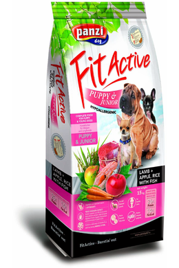 Fitactive Dog - Száraztáp - Hypoalergenic Junior Bárány, Rizs és Alma - 4kg