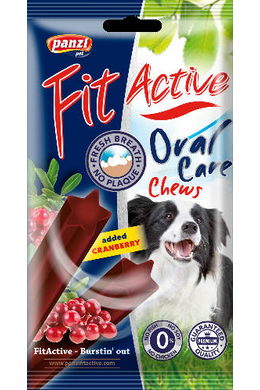 Fitactive Dog - Snack - Dental Care Vörösáfonyával - 100g