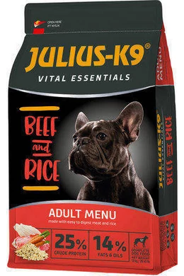 Julius-K9 - Adult Beef &amp;amp; Rice - Marha és Rizs - 3kg