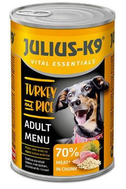 Julius-K9 - Konzerv - 1240g Turkey&amp;Rice - Pulyka és Rizs