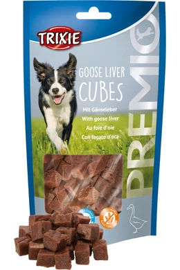 Trixie Premio Goose Liver Cubes - Libamáj Kockák 100g