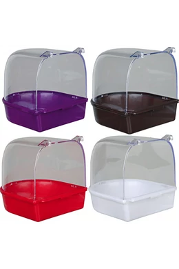 Trixie Madárfürdető 13×10cm Színes/Átlátszó