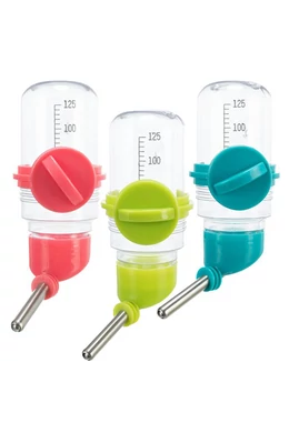 Trixie Plastic Water Bottle - Műanyag Itató Palack - Csavaros Rögzítés - 125ml