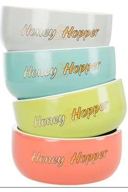 Trixie Honey&amp;amp;Hopper Kerámia Tál Nyúl, Tengerimalac 250ml/11cm