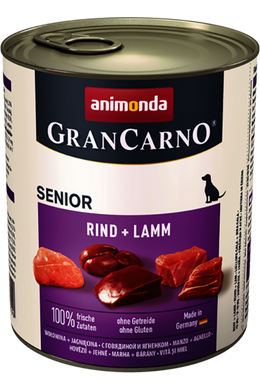 Animonda Grancarno Senior Borjú - Bárány 800g