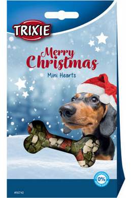 Trixie Xmas Mini Hearts- Csirkés Jutalomfalat Kutyáknak 140g