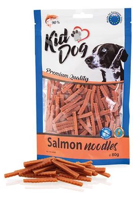 KidDog Salmon Noodles - Lazac Hústészta 80g