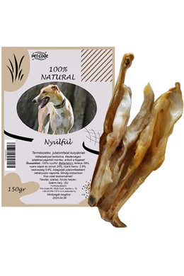 Pet-Code - Szárított Nyúlfül - 150g