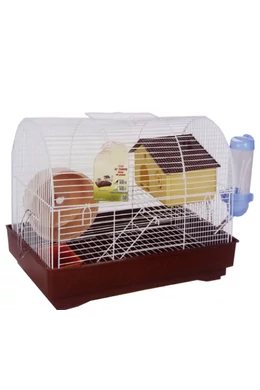 Panama-Pet Ketrec 33×23×26cm Fehér és Barna