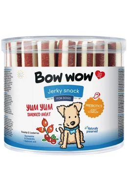 Bow Wow Tubitos - Füstölt Hús - Csipkebogyóval és Áfonyával - 35db/#