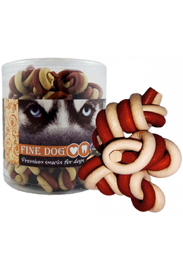 Fine Dog Csomó Marhahúsos 8cm 25db/csomag