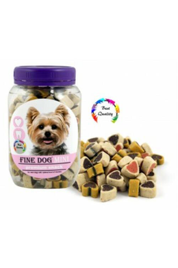 Fine Dog Mini Szív-Mix 280g