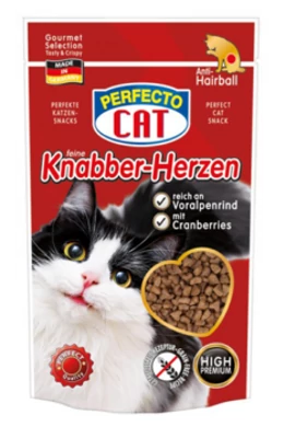Perfecto Cat Anti-Hairball Alpesi Marhahússal 50g