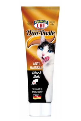 Perfecto Cat Duo Anti-Hairball Sajt-Maláta Szőroldó Paszta - 100g