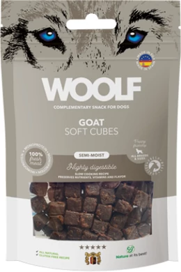 Woolf Kecskehús Kockák - 100g